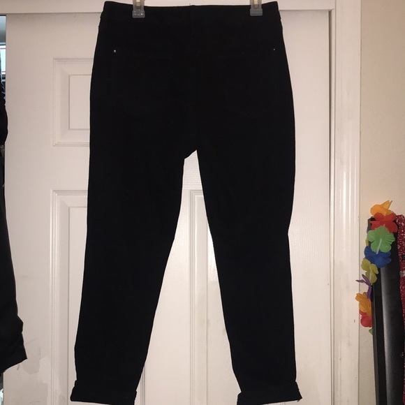 COPY - Nobo black jeans distressed button fly pockets mod rise relax skinny Sz … - Picture 9 of 9